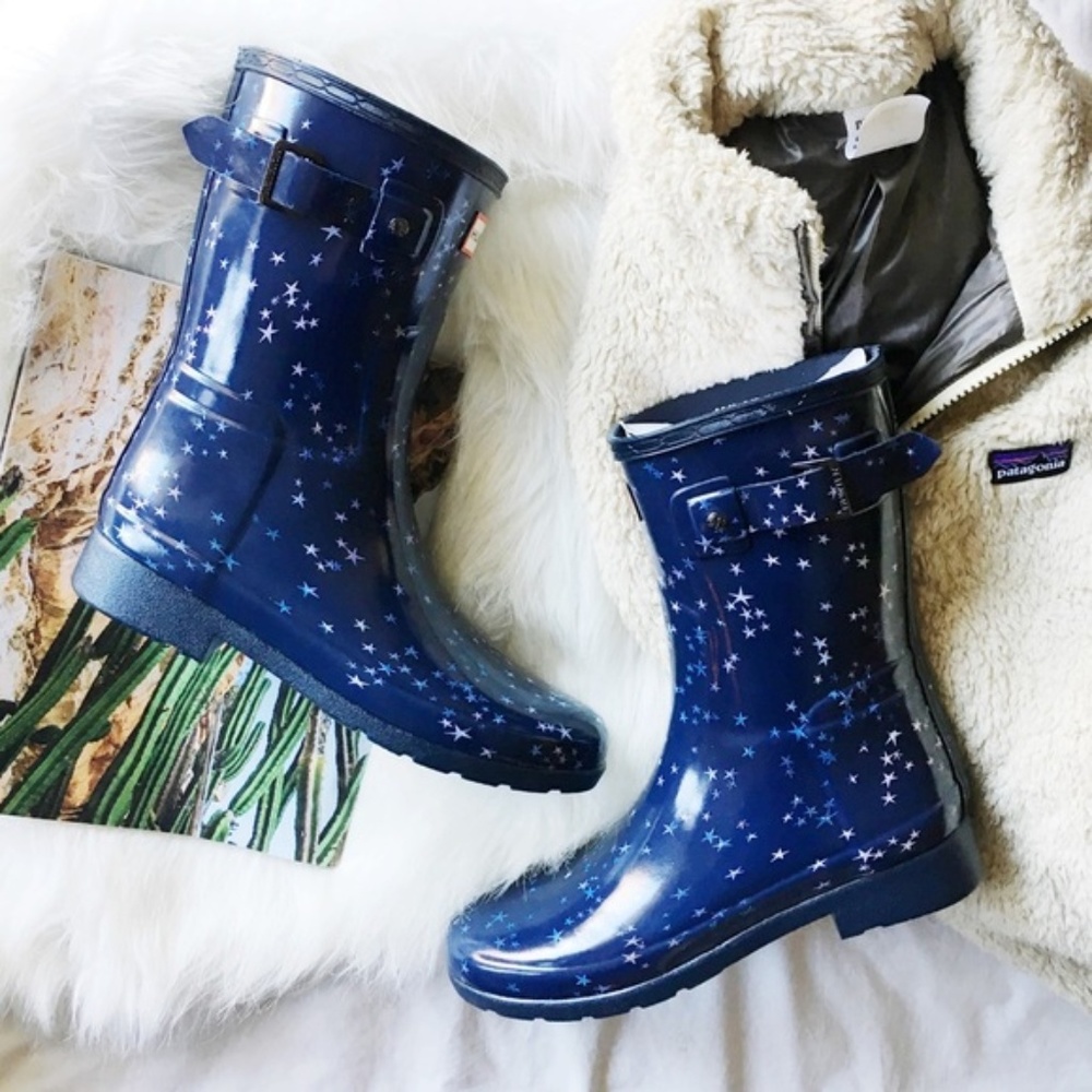 Hunter Refined Constellation Short Rain Boots